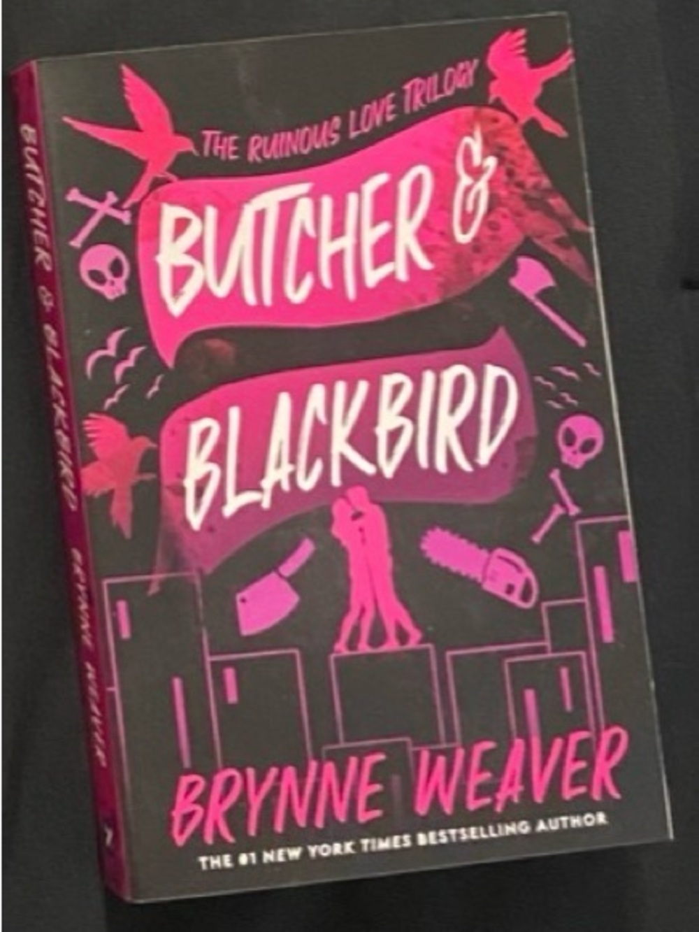 Butcher & Blackbird by Brynne Weaver - Black and Hot Pink Paperback